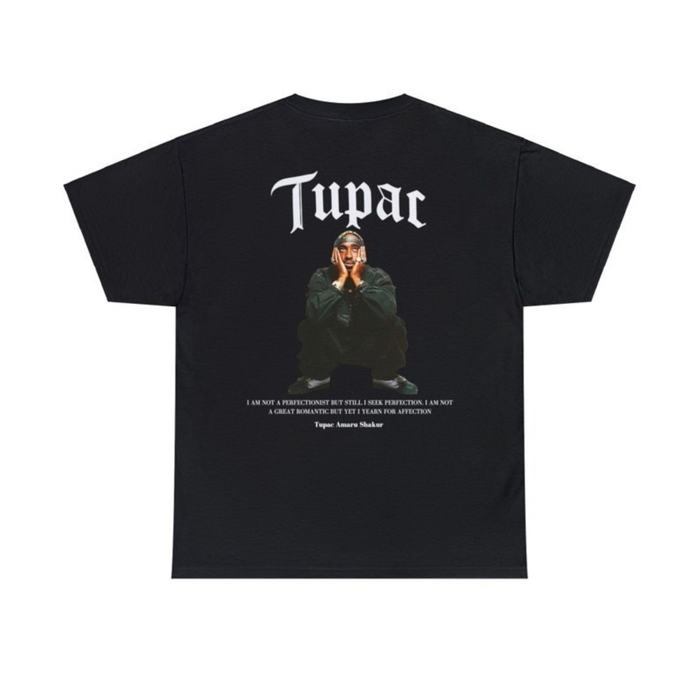 Unisex Tupac Shakur T-Shirt 2Pac Shirt Rapper Shirt Hip-hop Shirt